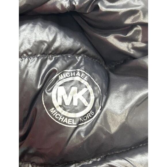 Michael Kors Packable Down Puffer Womens Coat Jacket 2XL Lightweight High Collar - Picture 10 of 10